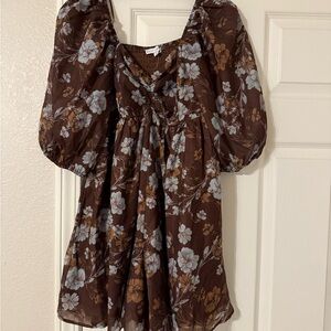 Baltic Born Floral Brown Jumpsuit